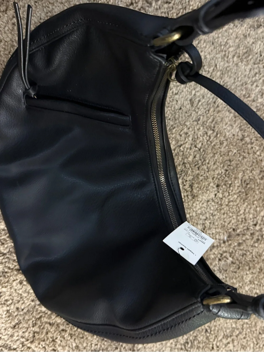 Sonoma Black Crescent Shoulder Bag